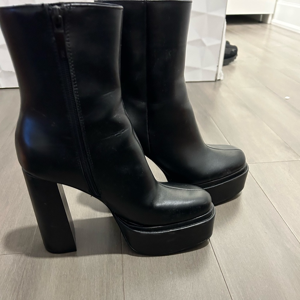 Platform booties